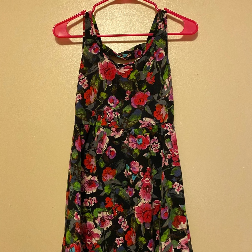 Cute Floral Skater Dress